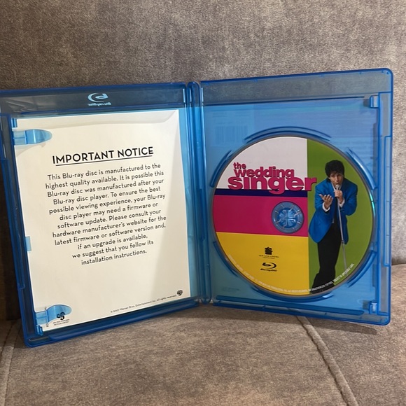 The Wedding Singer blue Ray dvd - Picture 3 of 3